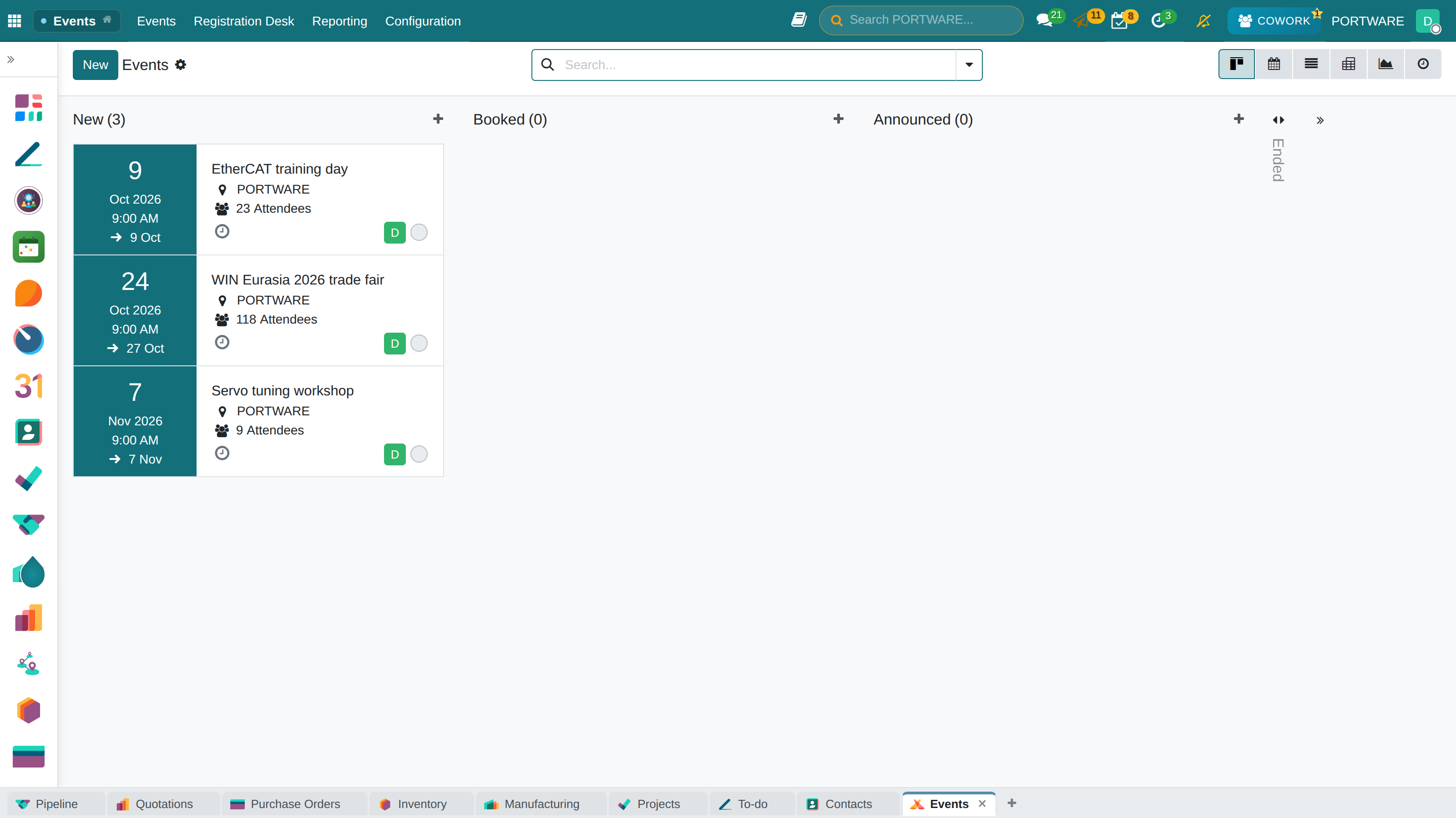 Event Management Kanban