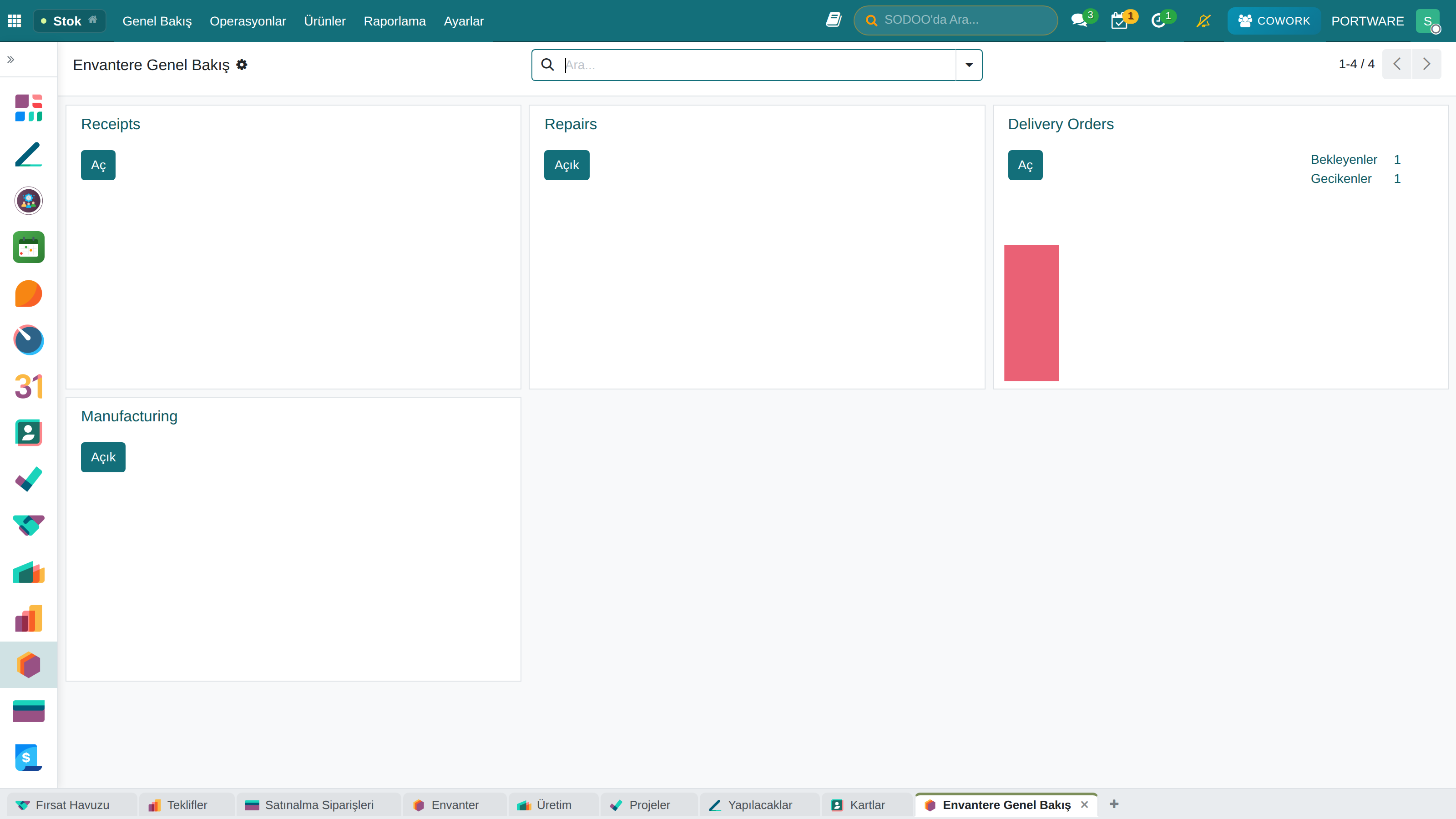 Envanter Dashboard